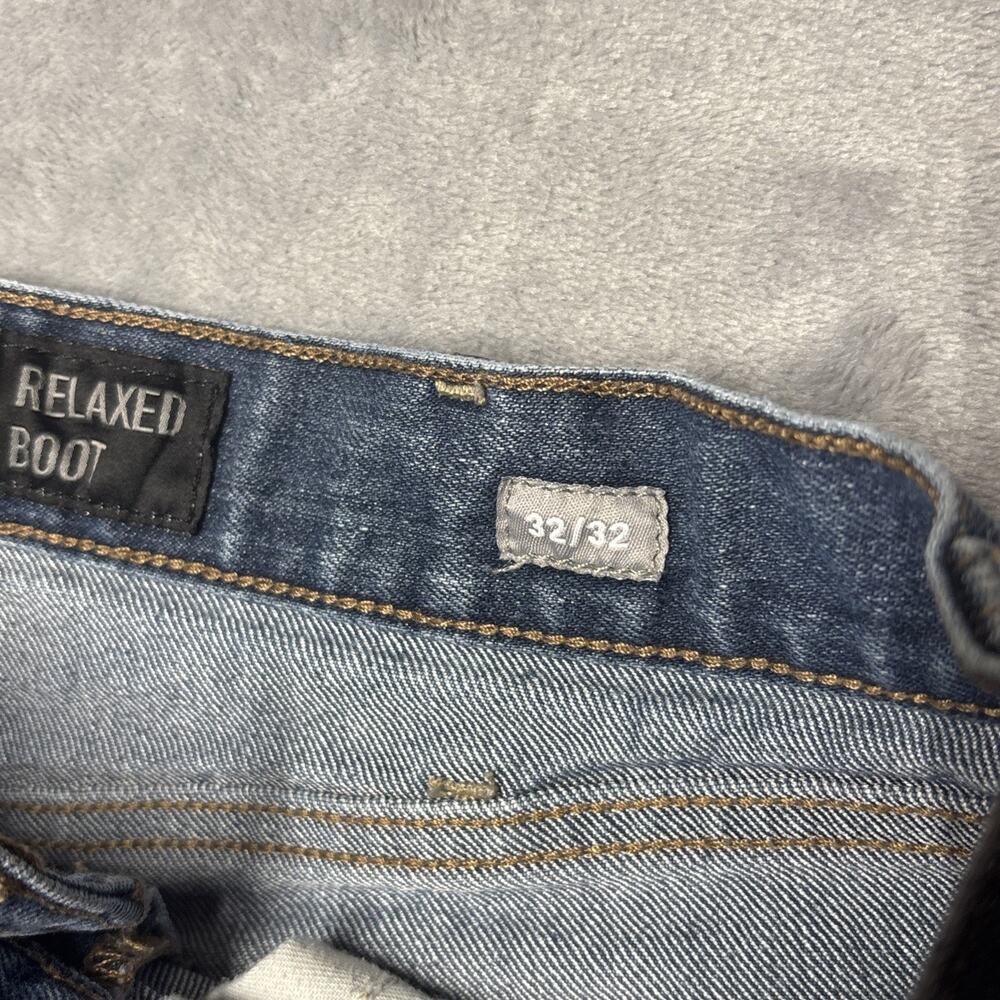 Ariat Jeans Mens 32x32 Blue Denim Rebar M4 Relaxed Boot Cut Denim Western Work - Picture 4 of 8